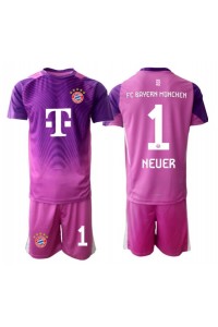 Bayern Munich Manuel Neuer #1 Maalivahti Jalkapallovaatteet Lasten Kolmas peliasu 2025-26 Lyhythihainen (+ Lyhyet housut)